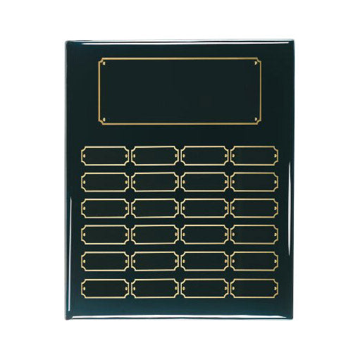 24 Plate Black Piano Finish Perpetual Plaque (BPP24)