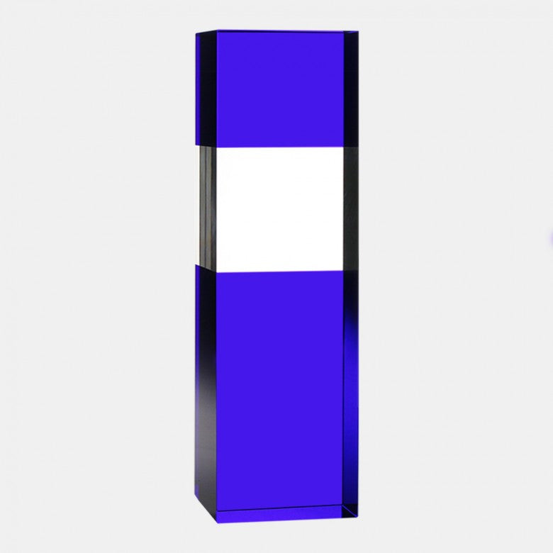 Crystal Blue/Clear Column