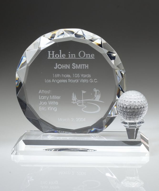 Crystal Golf Scallop Award